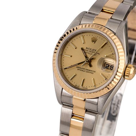 rolex datejust ladies two tone|ladies rolex datejust 1980s watch.